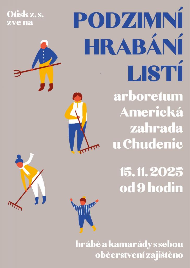 Podzimní hrabání listí v Americké zahradě 15. 11. Podzimní hrabání listí v Americké zahradě 15. 11.